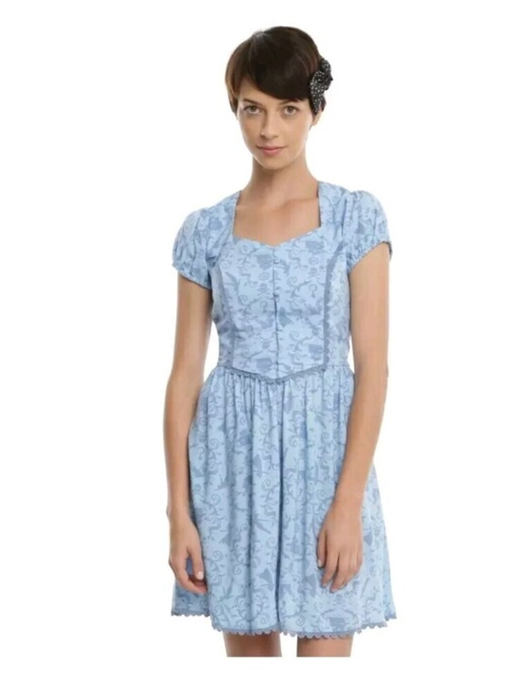 Disney Small Peter Pan Never Land Icon Dress Blue Hot Topic